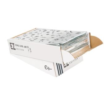 EZFoil Pre Cut Wide Fine Line Art Edition 500 Sheets Flat Pack 15CM x 30CM Ezfoil