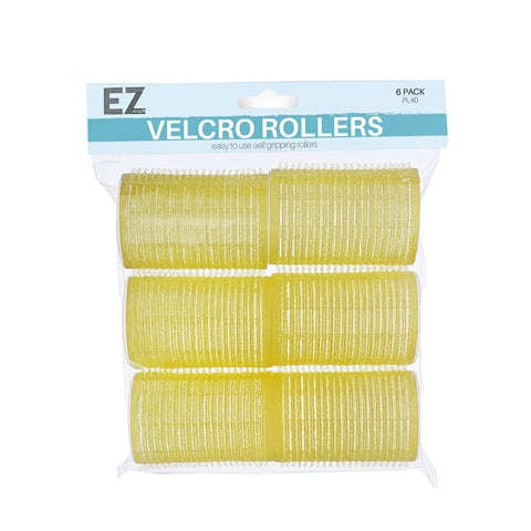 Ez Essentials Yellow Velcro Cling Rollers 40MM Six Pack EZEssentials