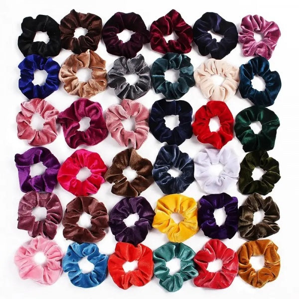 Finishing Touch Ladies Floral Designer Fashion Scrunchies Assorted Designs Finishing Touch Wangaratta