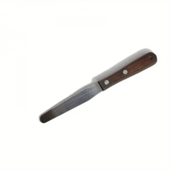 FTW Wax Spatula Wood Handle Stainless Steel Blade Large 119MM Finishing Touch Wangaratta