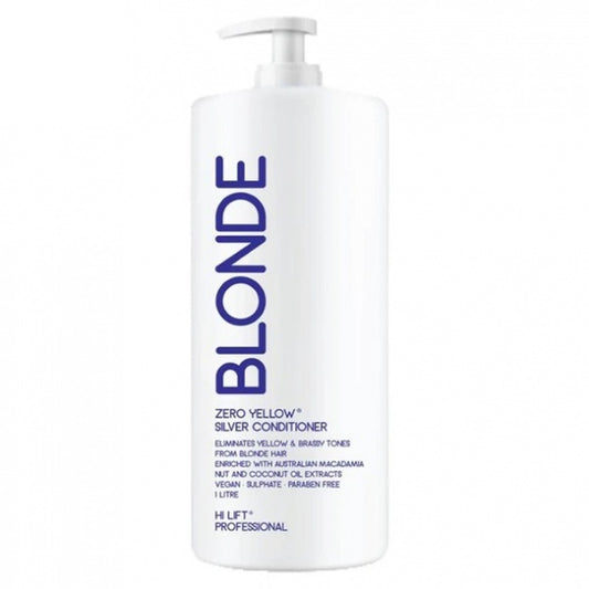 Hi Lift True Blonde Pure Silver Conditioner 100% Vegan Kakadu Plum Extract 1000ML Hi Lift