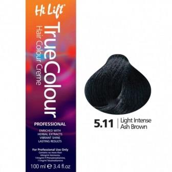 Hi Lift True Colour 5.11 Light Intense Ash Brown 100ML Hi Lift