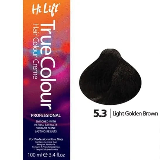 Hi Lift True Colour 5.3 Light Golden Brown 100ML Hi Lift