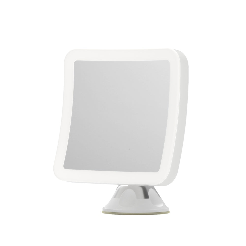 Embellir Makeup Mirror 10X Magnification LED Light Adjustable Rotation Cordless Suction Cup Finishing Touch Body Hair And Beauty Supplies