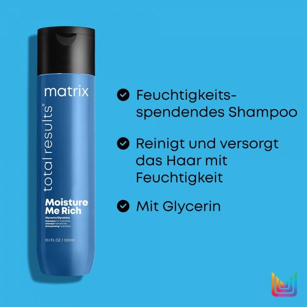 Matrix Total Results Moisture Me Rich Shampoo 300ML Matrix Total Results