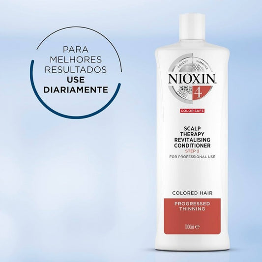 Wella Nioxin System 4 Revitalizing Conditioner For Coloured Hair Progressed Thinning Step 2 1000ML Nioxin