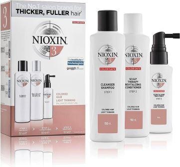 Wella Nioxin Trial Kit System 3 for Colored Hair Light Thinning Trio Nioxin