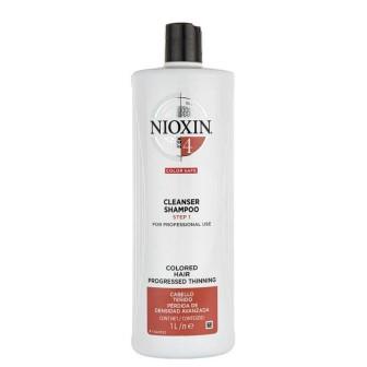 Wella Nioxin System 4 Cleanser Shampoo for Colored Hair Progressed Thinning Step 1 1L Nioxin