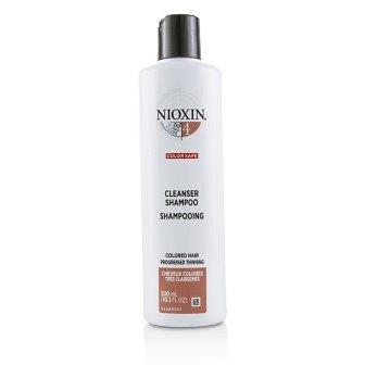 Wella Nioxin System 4 Cleanser Shampoo for Colored Hair Progressed Thinning Step 1 300ML Nioxin
