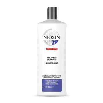 Wella Nioxin System 6 Cleanser Shampoo for Chemically Treated Hair Progressed Thinning Step 1 1L Nioxin