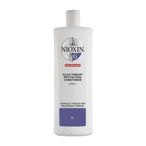 Wella Nioxin System 6 Scalp Therapy Revitalizing Conditioner for Chemically Treated Hair Progressed Thinning Step 1 1L Nioxin
