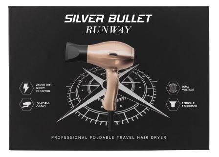 Silver Bullet Runway Foldable Travel Dryer Gold Silver Bullet