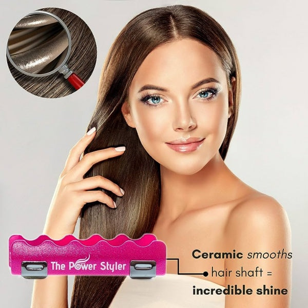 The Power Styler Assorted Colors Black Blue Orange Pink Ceramic Nozzle Attachment DaRoKo