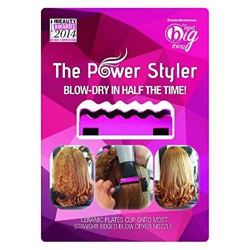 The Power Styler Assorted Colors Black Blue Orange Pink Ceramic Nozzle Attachment DaRoKo