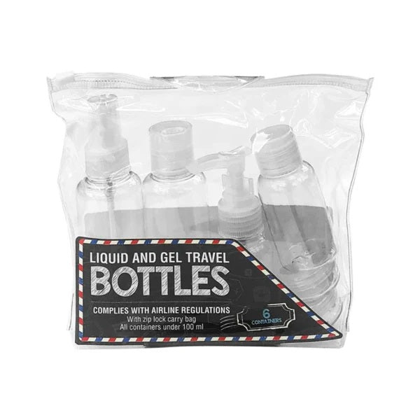 UBL Six Piece Empty Container Travel Set