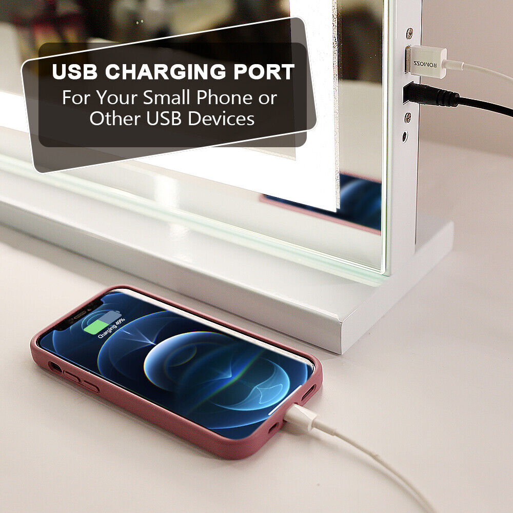 LED Makeup Mirror Bluetooth Touch Sensor Hollywood Vanity Finishing Touch Body Hair And Beauty Supplies