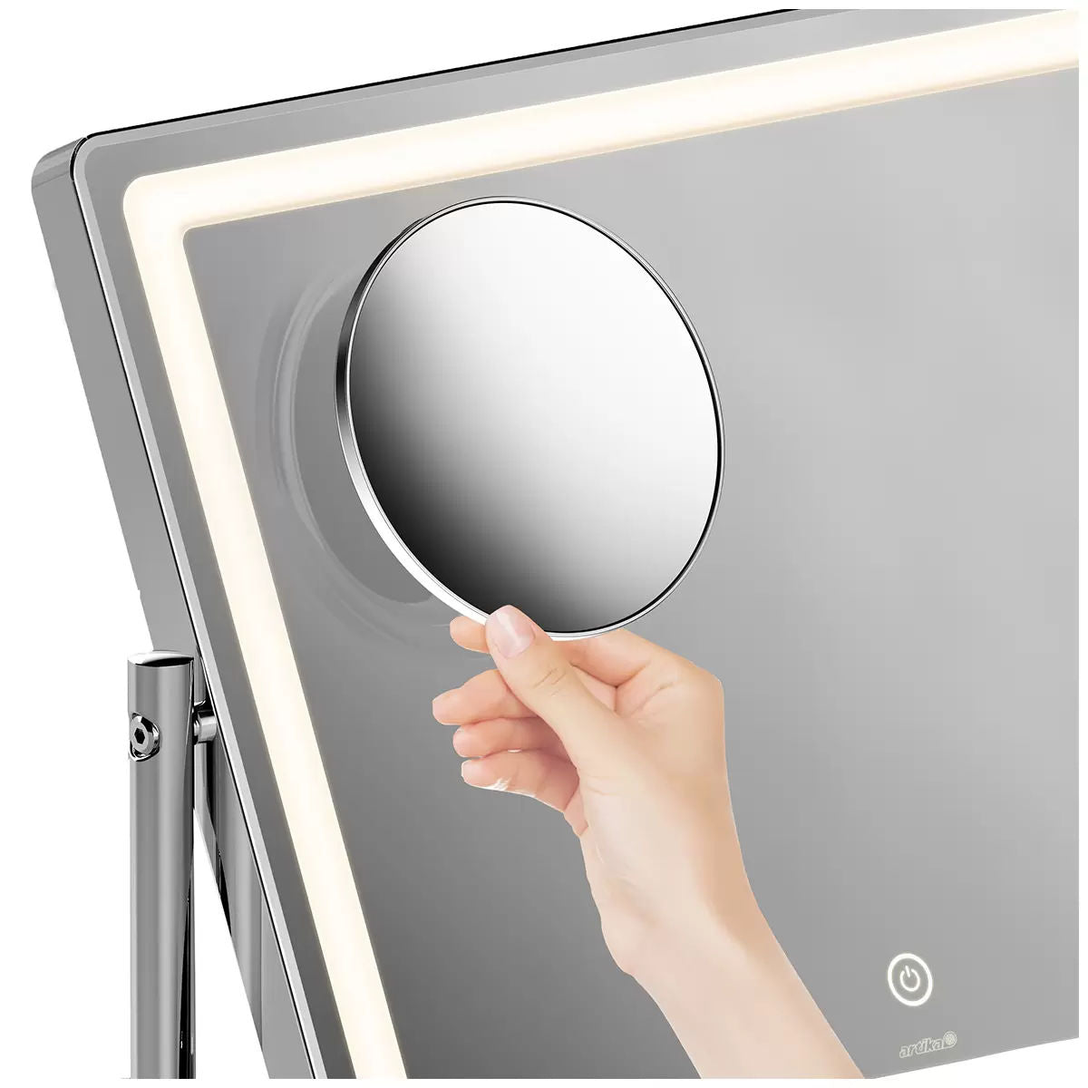 Aurea mini led cosmetic mirror Finishing Touch Body Hair And Beauty Supplies