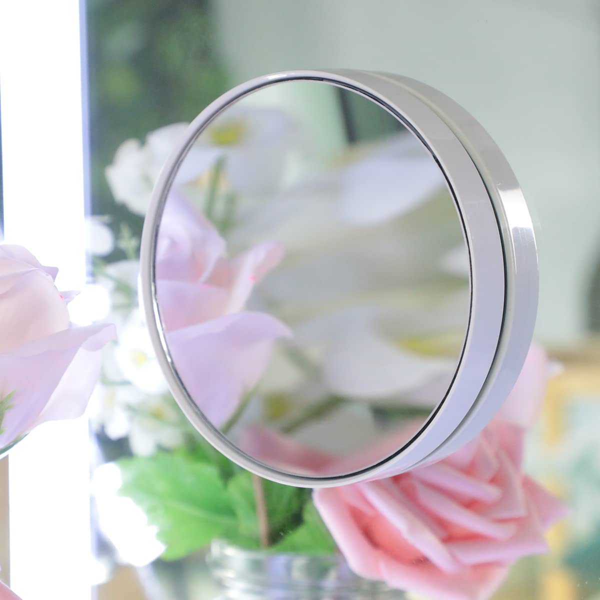 Large Hollywood Makeup Mirror 3 Modes Lighted and Smart Touch Control (92 x 68 cm) Finishing Touch Body Hair And Beauty Supplies