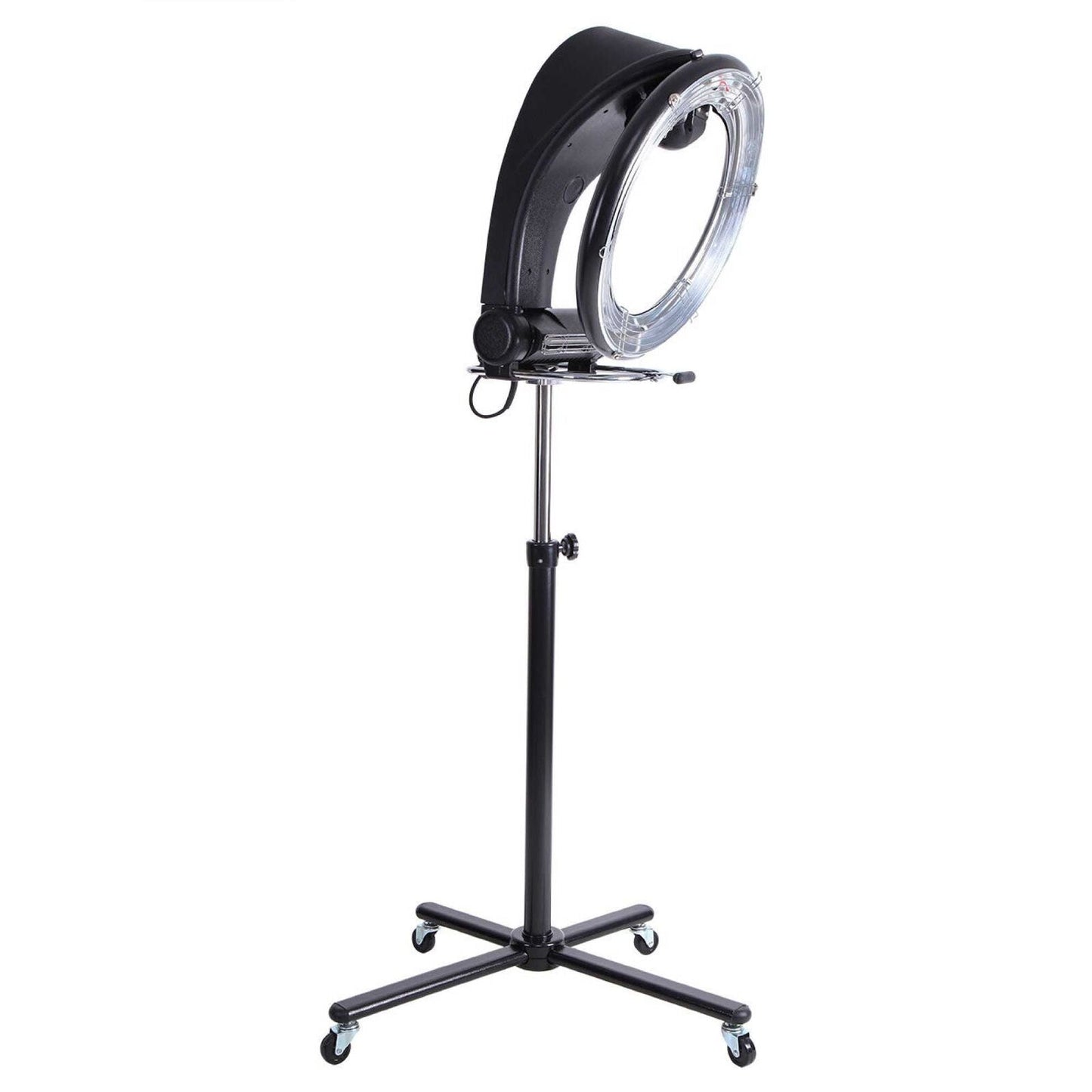 New Standing Hair Dryer Accelerator Colour 360 Rotating Halo Rolling Salon Equipment Finishing Touch Body Hair And Beauty Supplies