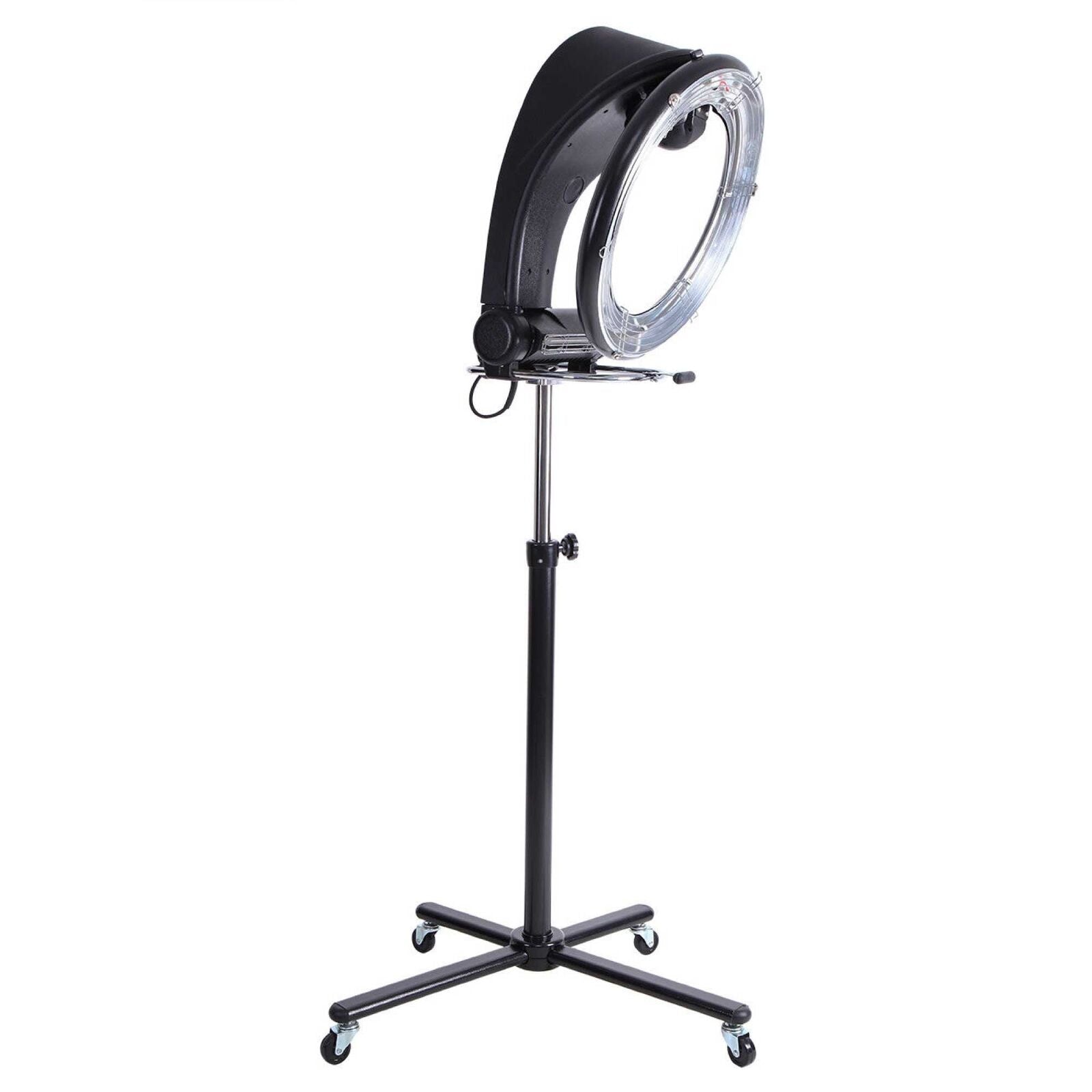 New Standing Hair Dryer Accelerator Colour 360 Rotating Halo Rolling Salon Equipment Finishing Touch Body Hair And Beauty Supplies