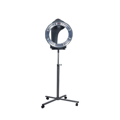 New Standing Hair Dryer Accelerator Colour 360 Rotating Halo Rolling Salon Equipment Finishing Touch Body Hair And Beauty Supplies
