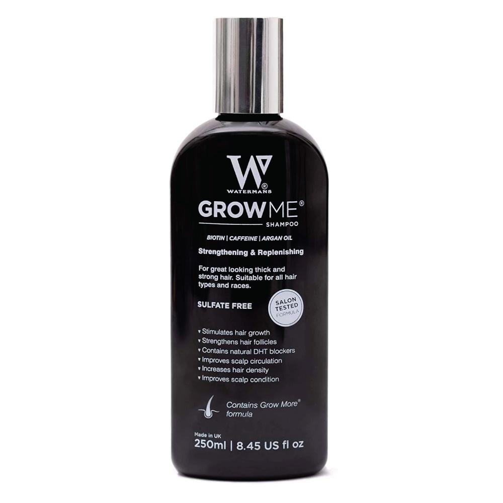 Watermans Grow Me Hair Growth Shampoo 250ml DHT Blocking Biotin Argan Anti Loss Finishing Touch Body Hair And Beauty Supplies