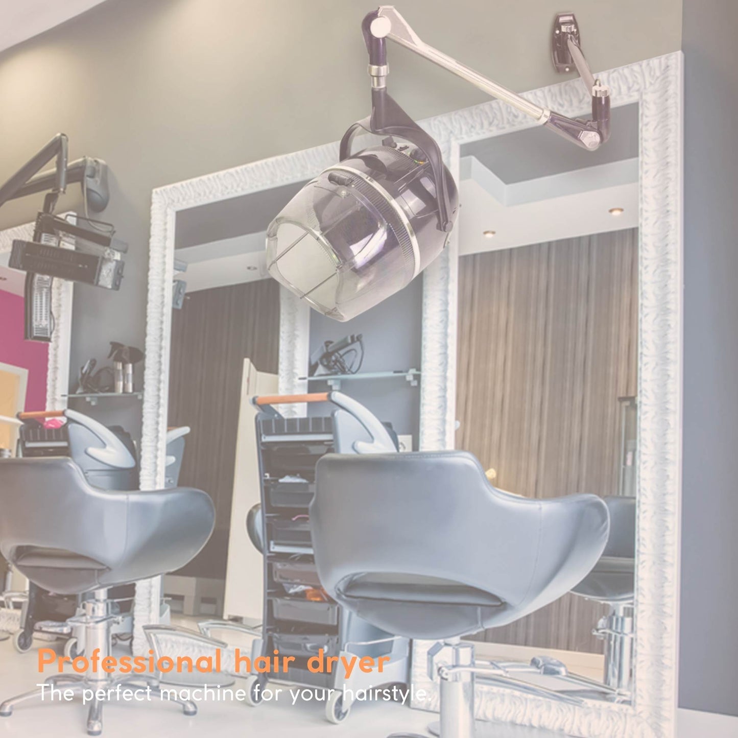 Hanging Hooded Hair Dryer Wall Mounted Bonnet Hood Hairdryer Salon Equipment Finishing Touch Body Hair And Beauty Supplies