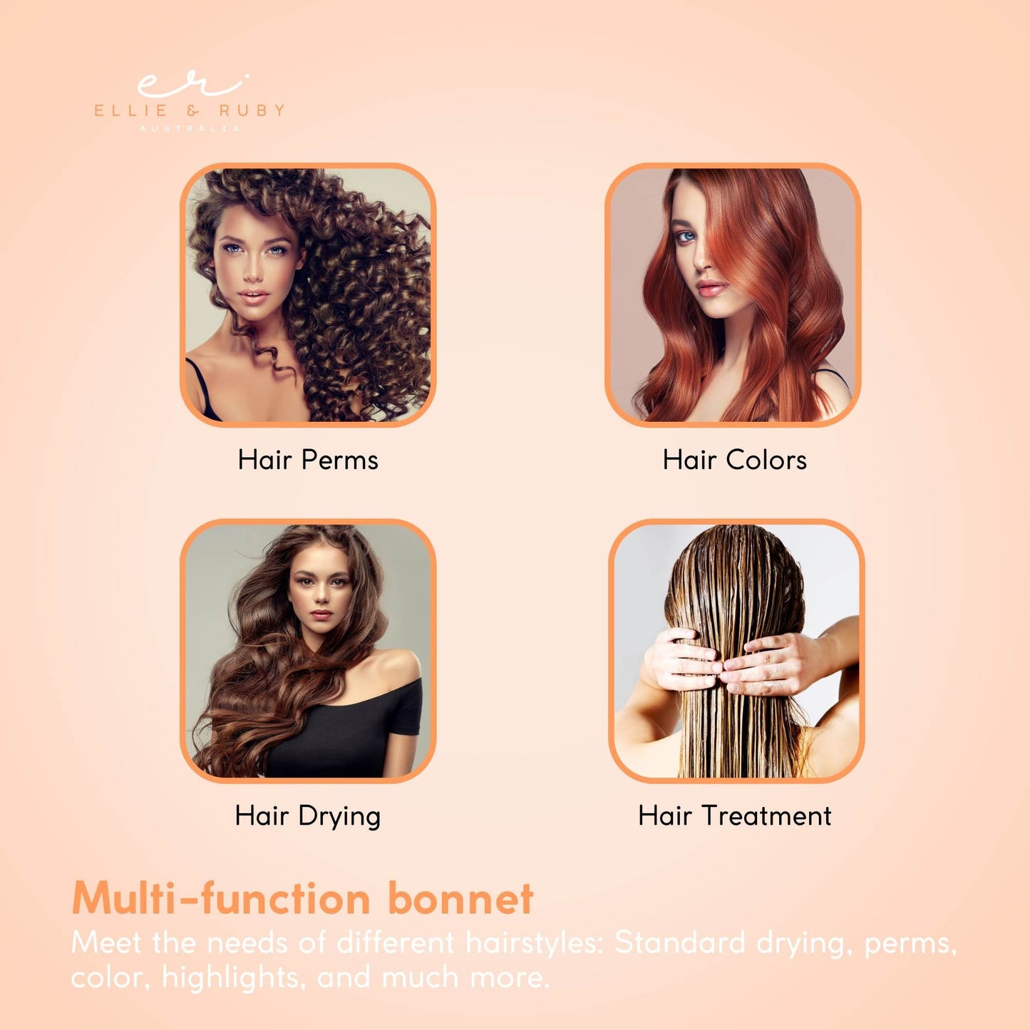 Hanging Hooded Hair Dryer Wall Mounted Bonnet Hood Hairdryer Salon Equipment Finishing Touch Body Hair And Beauty Supplies