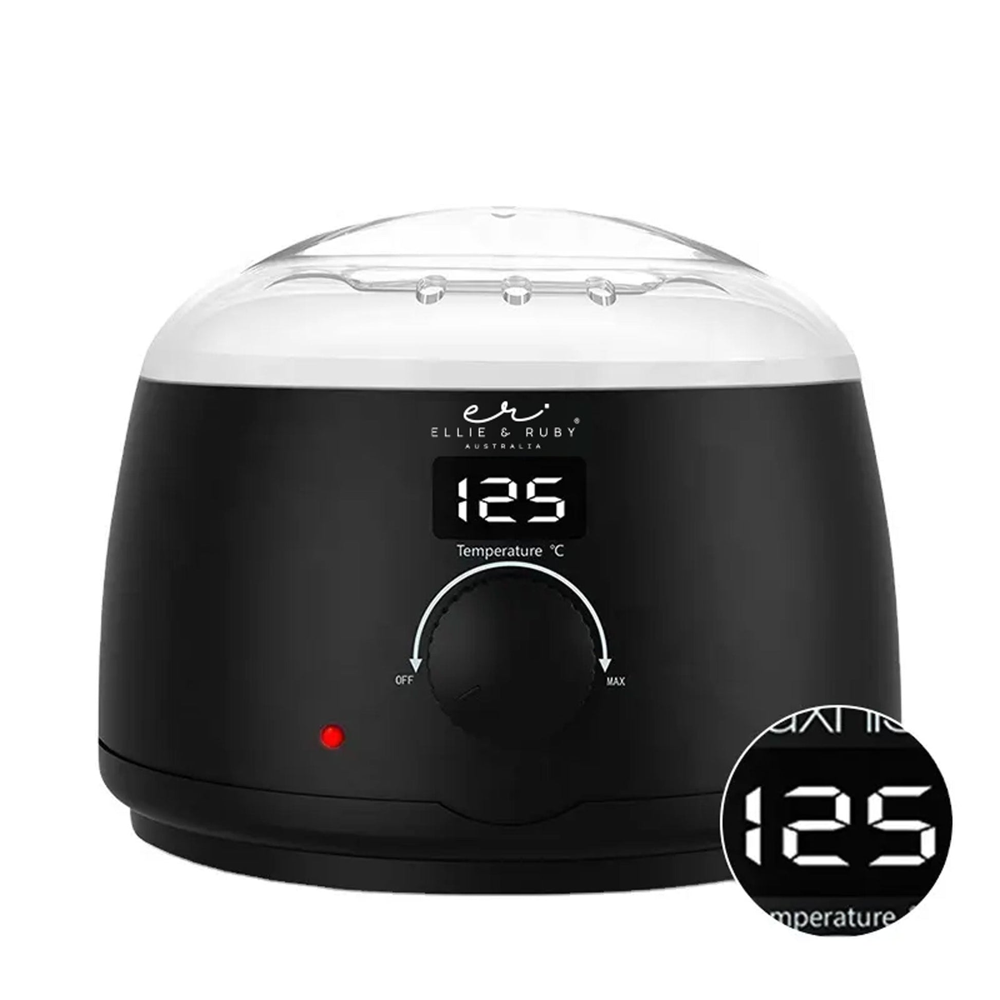 500ml Electric Wax Warmer Digital Black - Hair Removal Depilatory Heater Finishing Touch Body Hair And Beauty Supplies