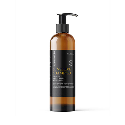 500ml Natural Sensitive Dog Shampoo (Chamomile, Sweet Orange & Rosewood) Finishing Touch Body Hair And Beauty Supplies