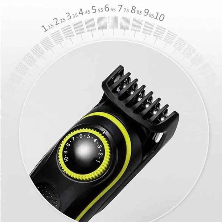 KM-696 5-in-1 Multifunctional Hair Clipper - Electric Hair Trimmer, Shaver & Nose Hair Trimmer Set Finishing Touch Body Hair And Beauty Supplies