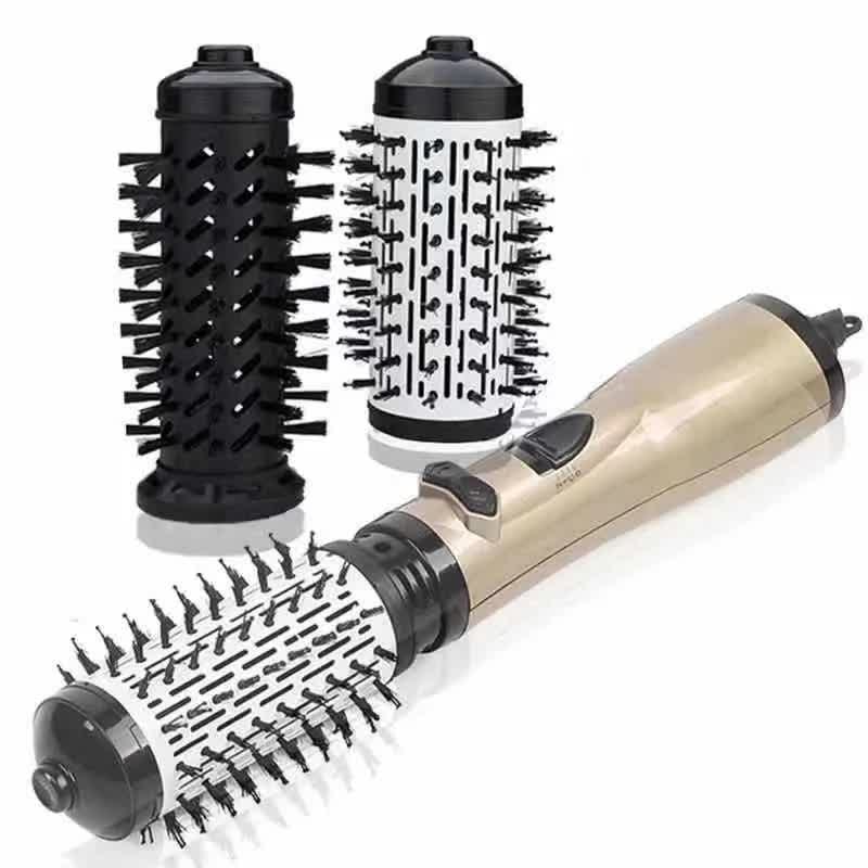 Gold Automatic Large Wave Curling Iron | 2-in-1 Volumizing Hot Air Brush & Styling Comb Finishing Touch Body Hair And Beauty Supplies