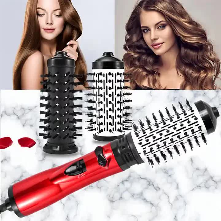 Gold Automatic Large Wave Curling Iron | 2-in-1 Volumizing Hot Air Brush & Styling Comb Finishing Touch Body Hair And Beauty Supplies