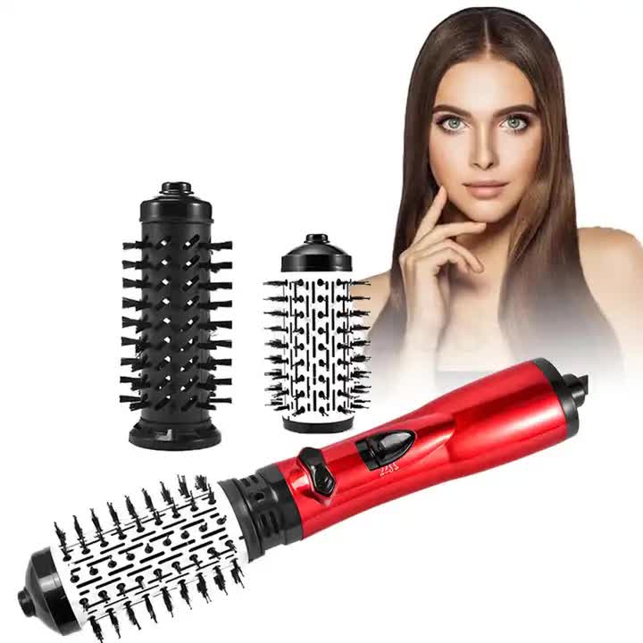 Gold Automatic Large Wave Curling Iron | 2-in-1 Volumizing Hot Air Brush & Styling Comb Finishing Touch Body Hair And Beauty Supplies