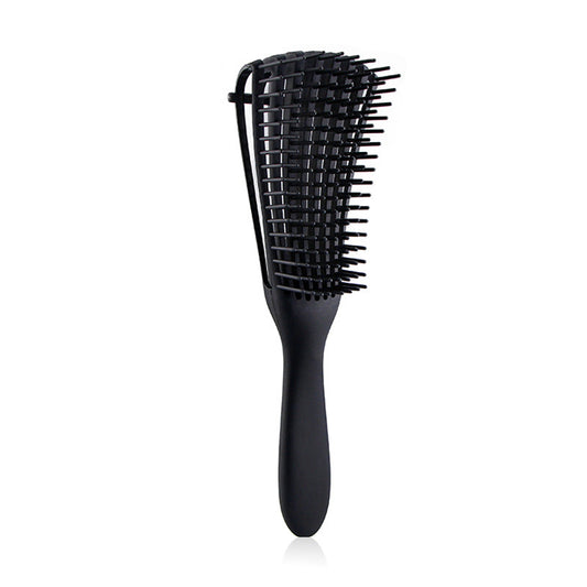 3PCS Black Octopus-Style Detangling Brush - 8 Flexible Arms for Effortless Hair Styling Finishing Touch Body Hair And Beauty Supplies