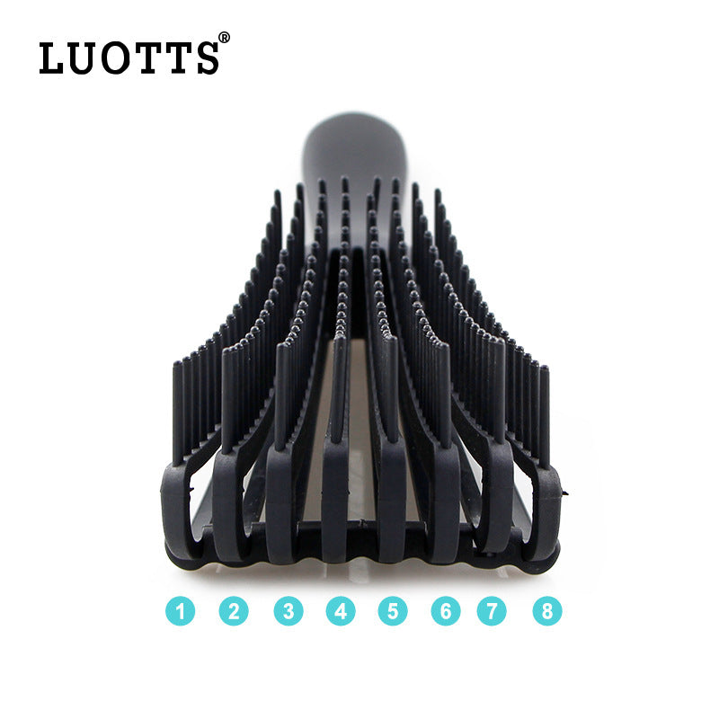 3PCS Black Octopus-Style Detangling Brush - 8 Flexible Arms for Effortless Hair Styling Finishing Touch Body Hair And Beauty Supplies