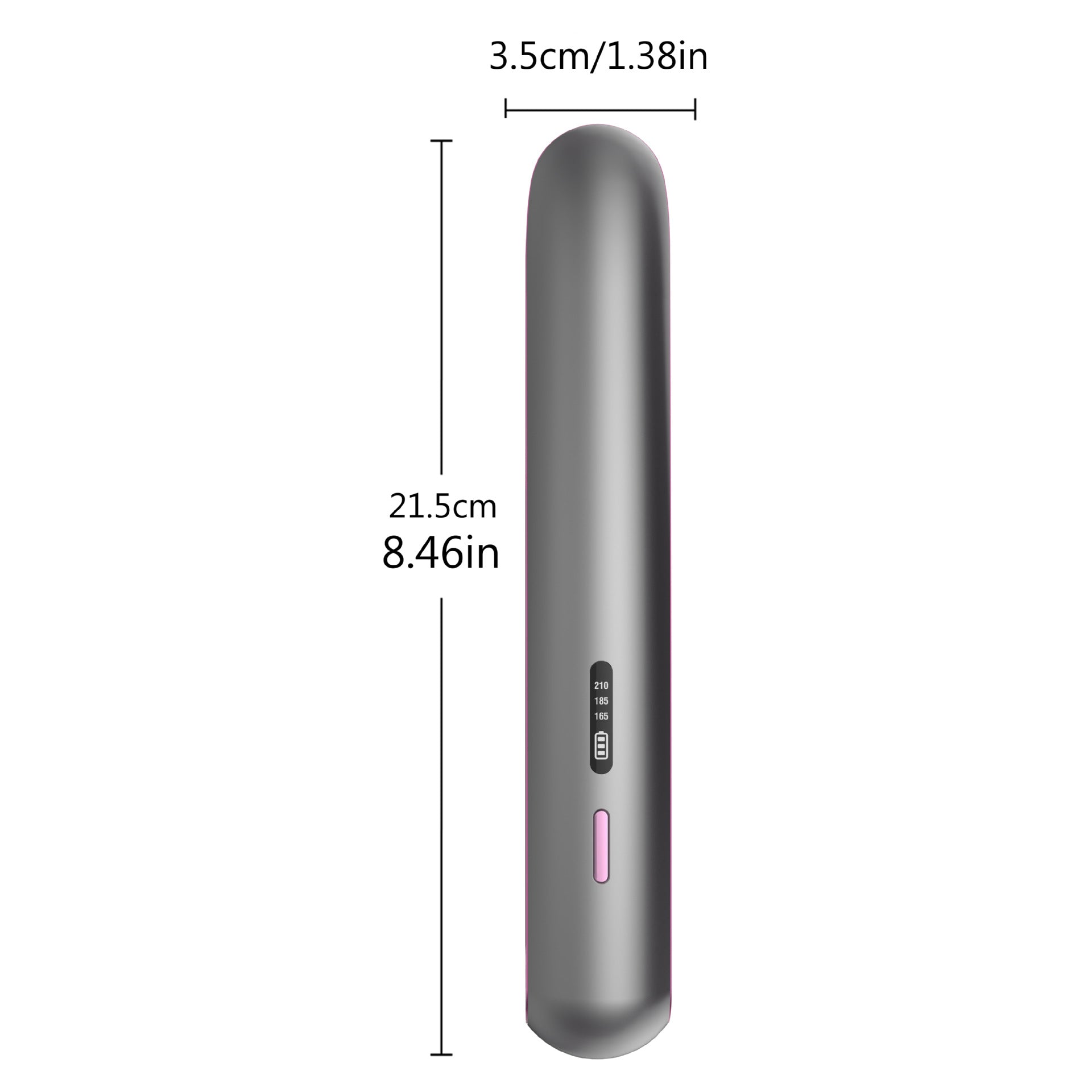 2-in-1 Hair Straightener and Curler, Portable with Adjustable Heat Finishing Touch Body Hair And Beauty Supplies