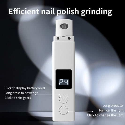 White Professional Pet Nail Grinder Kit - LCD, LED, Laser, for Dogs & Cats Finishing Touch Body Hair And Beauty Supplies