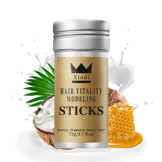 2X Hair Edge Control Hair Wax Stick | 75g Each | Natural Styling for Relaxed & Natural Hair Finishing Touch Body Hair And Beauty Supplies