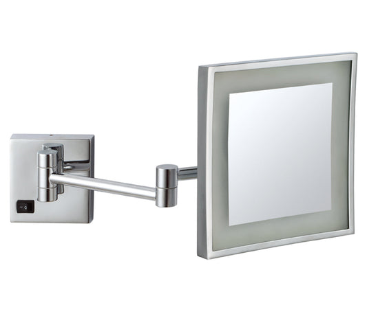 3X LED Magnifying Mirror Wall Mount Finishing Touch Body Hair And Beauty Supplies