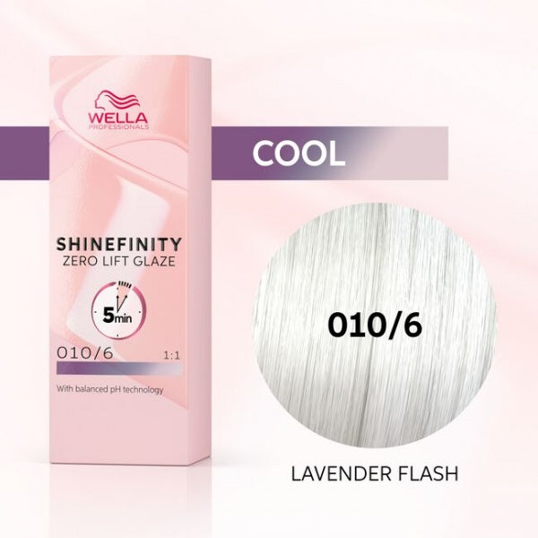 Wella Shinefinity 010/6 Lightest Blonde Violet 60ML Wella