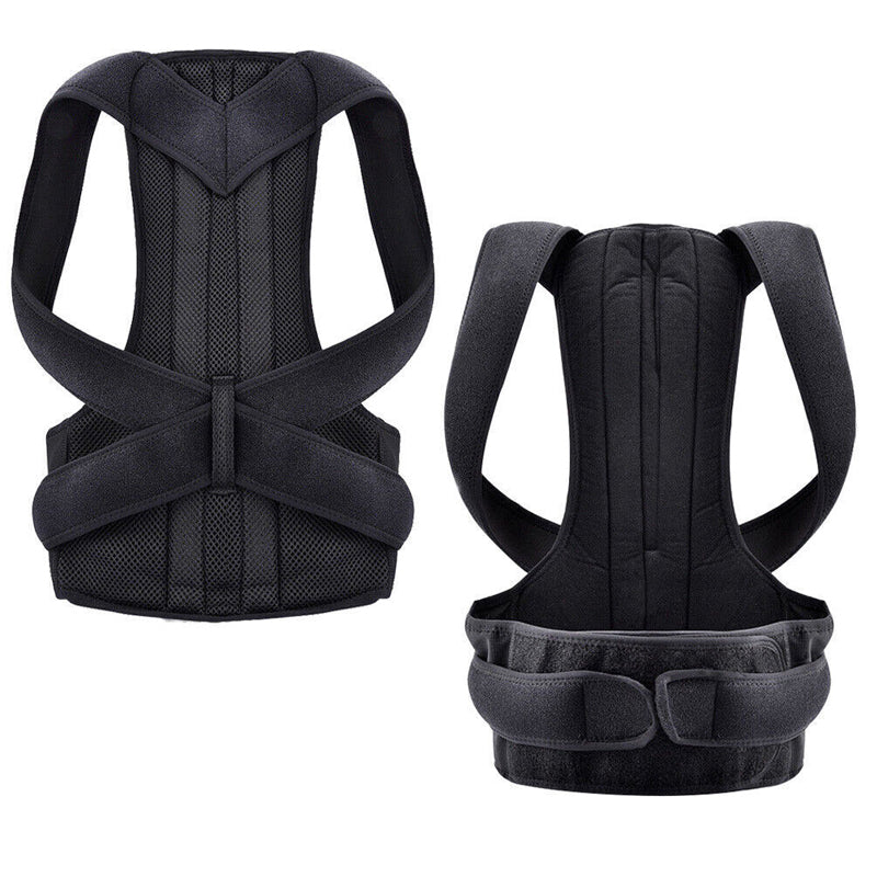 Posture Corrector Lumbar Brace Belt for Shoulder and Back Support Finishing Touch Body Hair And Beauty Supplies