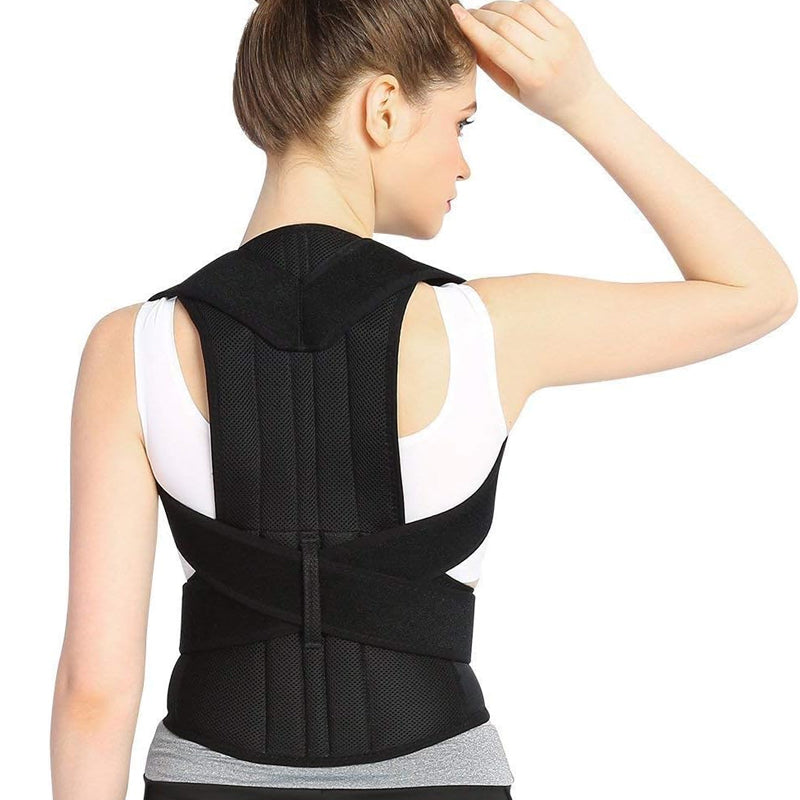 Posture Corrector Lumbar Brace Belt for Shoulder and Back Support Finishing Touch Body Hair And Beauty Supplies