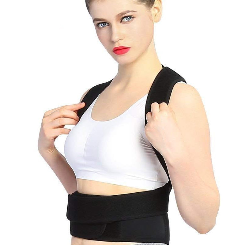 Posture Corrector Lumbar Brace Belt for Shoulder and Back Support Finishing Touch Body Hair And Beauty Supplies