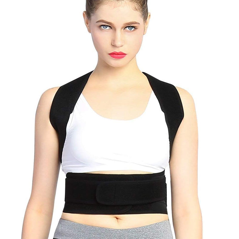 Posture Corrector Lumbar Brace Belt for Shoulder and Back Support Finishing Touch Body Hair And Beauty Supplies