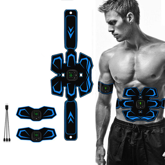 EMS Abdominal Muscle Toning Trainer ABS Stimulator Toner Fitness Belt Exerciser Finishing Touch Body Hair And Beauty Supplies